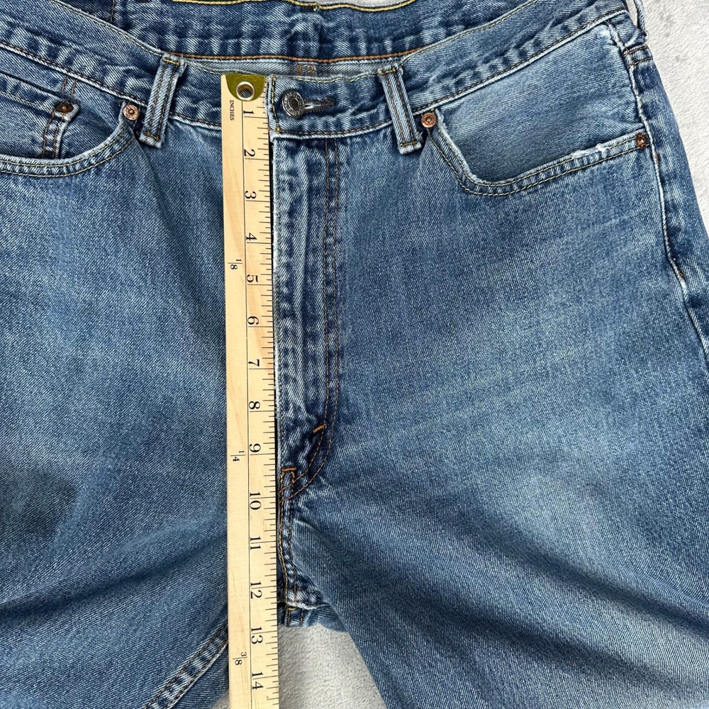 Levis 550 Jeans Mens 38x30 Blue Relaxed Fit Tapered Leg Denim Pants - Picture 9 of 14